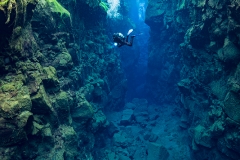 The Silfra fissure - Iceland