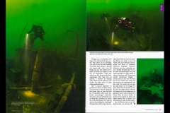 DECEMBER 2015 - SPORTDYKAREN #5 - My photos from the wreck of "Ketty", Baltic sea was used in an article written by Anders Jälmsjö