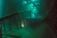 The forward section of s/s William H. Barnum - Lake Huron, USA